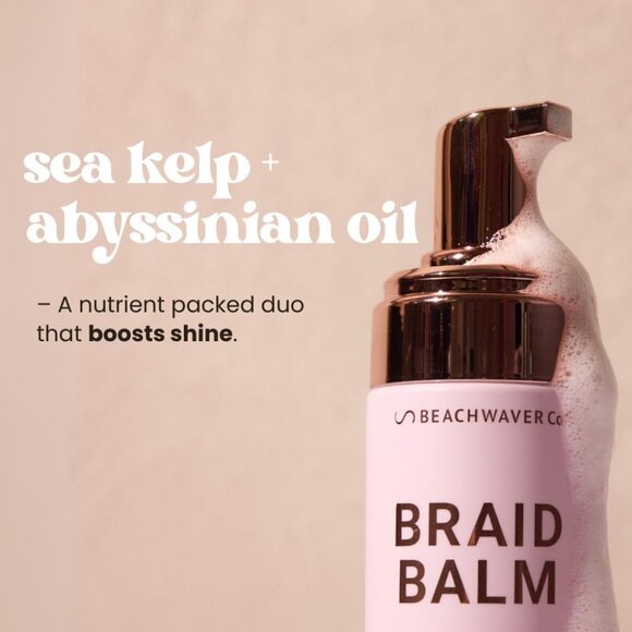 Beachwaver Braid Balm Pre-Braid Prep - Full Size 4 Fl Oz | Frizz-Taming Primer F - Picture 7 of 12